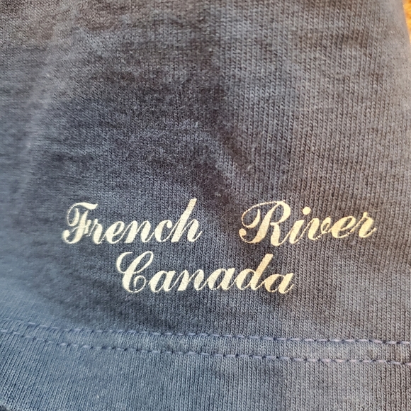 Three Wolves and the Moon...Men's S. blue t-shirt 100% cotton - Picture 3 of 4